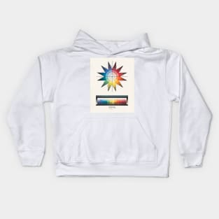 Johannes Itten Bauhaus color wheel Kids Hoodie